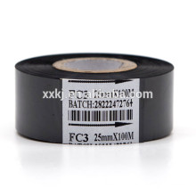 30*100 Superior freezing and scratch resistance black color LC1 hot stamping coding foil FC3